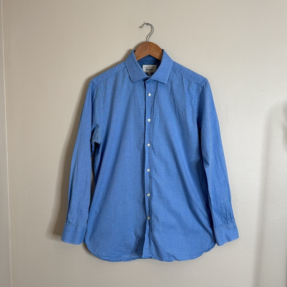 Ted Baker Endurance Men's Blue Button-Up Shirt